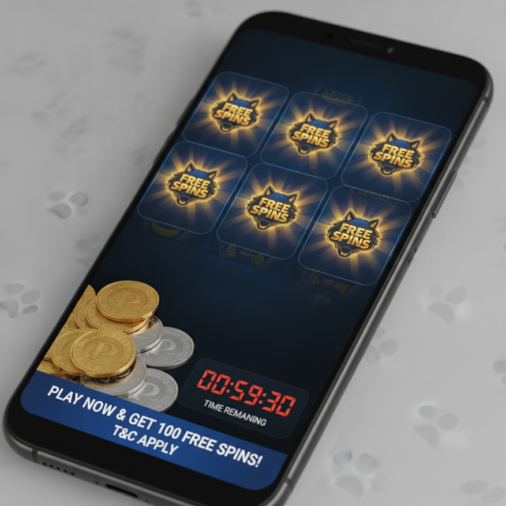 Illustration: Gray Wolf Gaming Free Spins Offers: Slot Restrictions and Real-Money Conversion